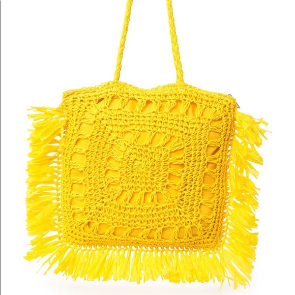 NWT Seagrass Woven Tote Made BY
MOST WANTED USA Green Women’s Purse - Picture 3 of 6